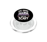 Mangia, bevi e sii spaventoso e divertente fantasma di Halloween PopSockets PopGrip per MagSafe