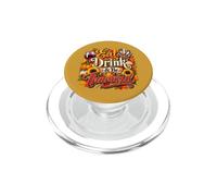 Mangia Bevi Sii grato Cena del Ringraziamento con zucca autunnale PopSockets PopGrip per MagSafe