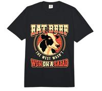 Mangia Carne di Manzo L'Occidente Non è Stato Vinto Allevatore di Bestiame Allevamento di Bestiame Comfort Colors Adult Heavyweight T-Shirt