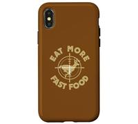 Mangia di più Fast Food Cacciatore di cervi Custodia per iPhone X/XS