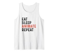 Mangia Dormi Animate Ripeti - Animatore Regalo Animazione Canotta