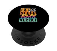 Mangia Dormi BMX Ripeti MTB Rider PopSockets PopGrip Adesivo