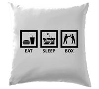 Mangia Dormi Boxe - Cuscino - Boxe Amore Anello Divertente Combattimento Fan