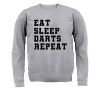 Mangia Dormi Freccette Ripeti - Felpa Adulta - Giocatore Di Freccette 180 Amore