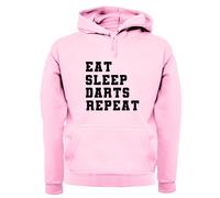 Mangia Dormi Freccette Ripeti - Felpa Adulta - Giocatore Di Freccette 180 Amore