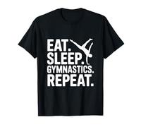 Mangia Dormi Ginnastica Ripeti Amante della Ginnastica Maglietta