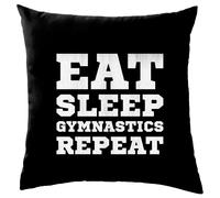 Mangia Dormi Ginnastica Ripeti - Cuscino - Ginnastica Acrobatica Amore