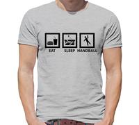 Mangia Dormi Handball - Maglietta Uomo - Sport Hand Ball Divertente Amore