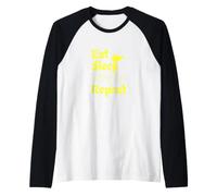 Mangia Dormi Kiwi Ripeti Maglia con Maniche Raglan