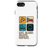 Mangia Dormi Pattinaggio a rotelle Ripeti Pattinaggio a rotelle Custodia per iPhone SE (2020) / 7 / 8