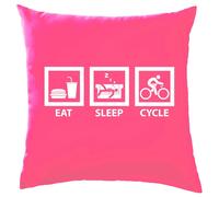 Mangia Dormi Pedala - Cuscino - Ciclista Biker Ciclismo Gara Fan Amore