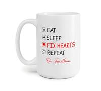 Mangia Dormi Ripara Cuore Ripeti Tazze Di Caffè Durevole Tazza Colazione Novità Tazza Mug Regalo Carino Per Colleghi Ragazze Natale Regalo 330Ml