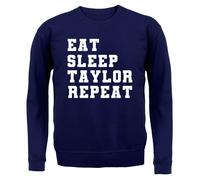 Mangia Dormi Taylor Ripeti - Felpa Adulta - Tour Musica Gig Pop Amore Crudele