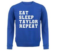 Mangia Dormi Taylor Ripeti - Felpa Adulta - Tour Musica Gig Pop Amore Crudele
