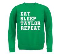 Mangia Dormi Taylor Ripeti - Felpa Adulta - Tour Musica Gig Pop Amore Crudele