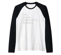Mangia, dormi, Torta di Ciliegie, ripeti. Maglia con Maniche Raglan