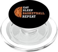 Mangia Dormire Basket Ripeti giocatore di basket Uomini donne bambini PopSockets PopGrip per MagSafe