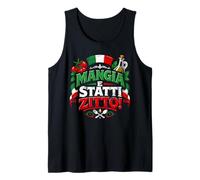 Mangia e Statti Zitto - Funny Italian Food Lover Italia Canotta