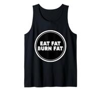 Mangia Fat Burn Fat Keto Chetogenico Carnivoro Dieta Paleo Quote Canotta