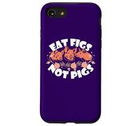 Mangia fichi non maiali Divertente Vegano Custodia per iPhone SE (2020) / 7/8