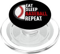Mangia il baseball del sonno ripeti il mio cuore su quel campo PopSockets PopGrip per MagSafe