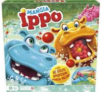 Hasbro gaming - mangia ippo, gioco da tavolo per l'età prescolare, dai 4 anni in su, da 2 a 4 giocatori