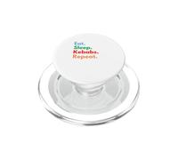Mangia Kebab Dormi Ripeti per gli amanti del kebab PopSockets PopGrip per MagSafe