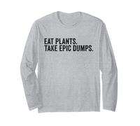 Mangia Le Piante Prendi discariche epiche Vintage Invecchiato Maglia a Manica