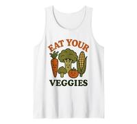 Mangia Le tue Verdure - Vintage - Umorismo - Happy Vegetables Canotta