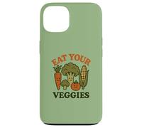 MANGIA LE TUE VERDURE - Vintage - Umorismo - Happy Vegetables Custodia per iPhone 13