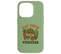 MANGIA LE TUE VERDURE - Vintage - Umorismo - Happy Vegetables Custodia per iPhone 14 Pro