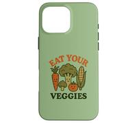 MANGIA LE TUE VERDURE - Vintage - Umorismo - Happy Vegetables Custodia per iPhone 16 Pro Max