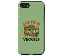 MANGIA LE TUE VERDURE - Vintage - Umorismo - Happy Vegetables Custodia per iPhone SE (2020) / 7/8