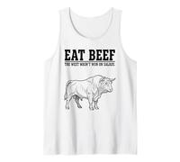 Mangia Manzo L'Occidente Non è Stato Vinto sulle insalate Canotta