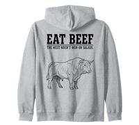 Mangia Manzo L'Occidente Non è Stato Vinto sulle insalate Felpa con Cappuccio