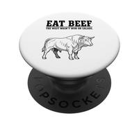 Mangia manzo L'Occidente non è stato vinto sulle insalate PopSockets PopGrip Adesivo