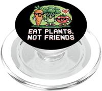 Mangia Piante Non Amici Pixel Art Verdure Vegano Vegetariano PopSockets PopGrip per MagSafe