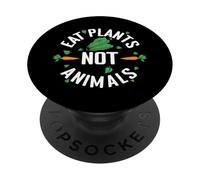 Mangia piante, non animali cavoli PopSockets PopGrip Adesivo