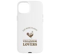 Mangia più piante Il veganismo è per gli amanti (Dichiarazione erbivora) Custodia per iPhone 15 Plus