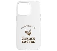 Mangia più piante Il veganismo è per gli amanti (Dichiarazione erbivora) Custodia per iPhone 15 Pro Max