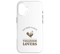 Mangia più piante Il veganismo è per gli amanti (Dichiarazione erbivora) Custodia per iPhone 16