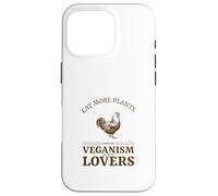 Mangia più piante Il veganismo è per gli amanti (Dichiarazione erbivora) Custodia per iPhone 16 Pro