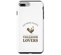 Mangia più piante Il veganismo è per gli amanti (Dichiarazione erbivora) Custodia per iPhone 7 Plus/8 Plus