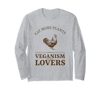 Mangia più Piante Il veganismo è per Gli Amanti (Dichiarazione erbivora) Maglia a Manica