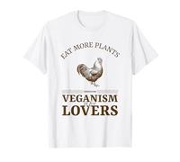 Mangia più Piante Il veganismo è per Gli Amanti (Dichiarazione erbivora) Maglietta