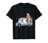 Mangia Tacos Costume con Divertente Sam per Gli Amanti del Camion di Cibo Maglietta