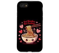 Mangia tagliatelle non sentimenti Kawaii Ramen Custodia per iPhone SE (2020) / 7 / 8