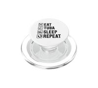 Mangia Tuba Sleep Ripeti Icone Semplici Di Base PopSockets PopGrip per MagSafe