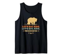 Mangiamo Bambini punteggiatura questioni Orso Grammatica Divertente Canotta