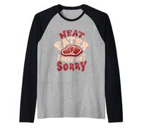Mangiamo di Carne - Non Scusa Non Mi Dispiace Maglia con Maniche Raglan